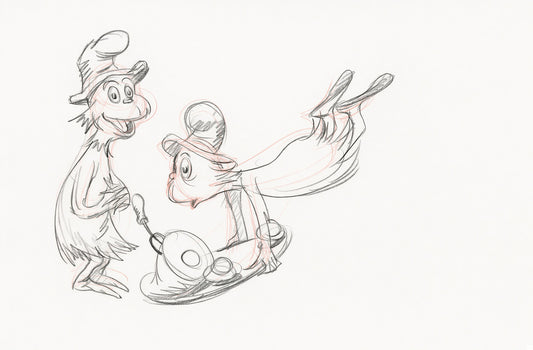 Doctor Seuss Cat in the Hat Pencil Sketch