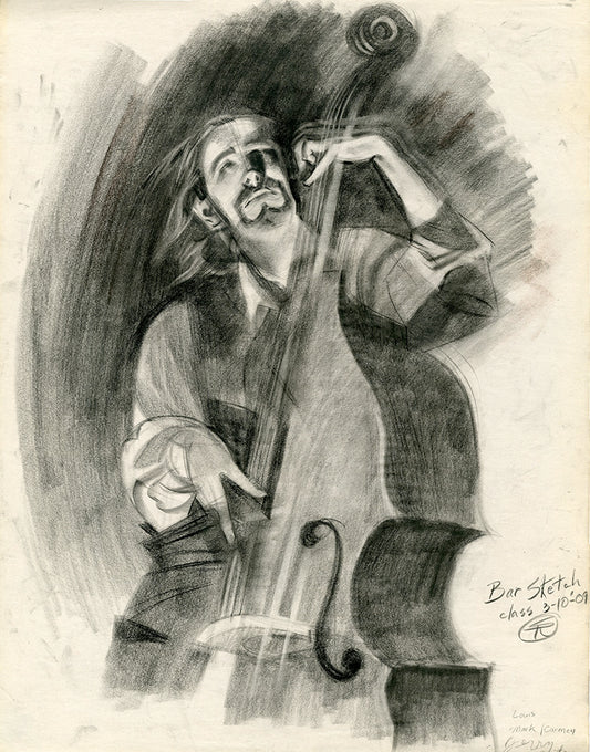 The Chellist Bar Sketch