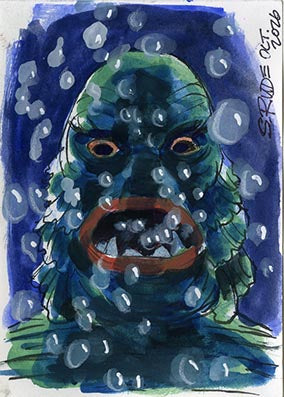 Creature from the Black Lagoon Oversize Trading Card