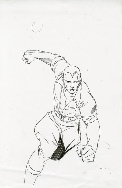 Doc Savage Ink Sketch