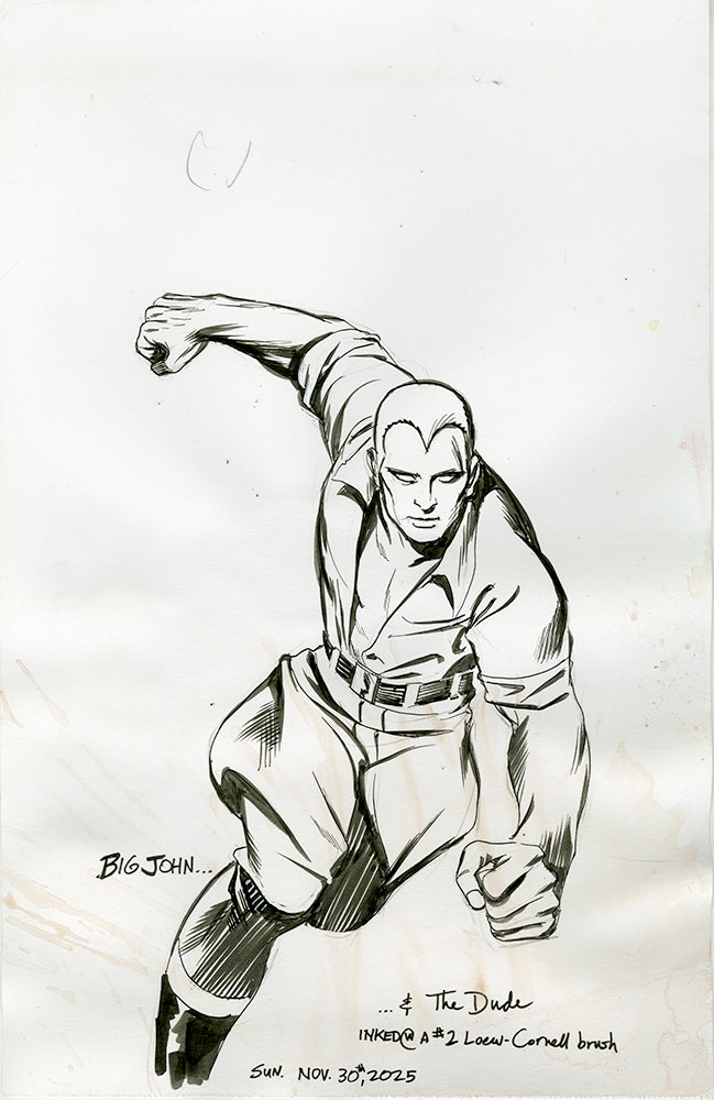 Doc Savage Ink Sketch