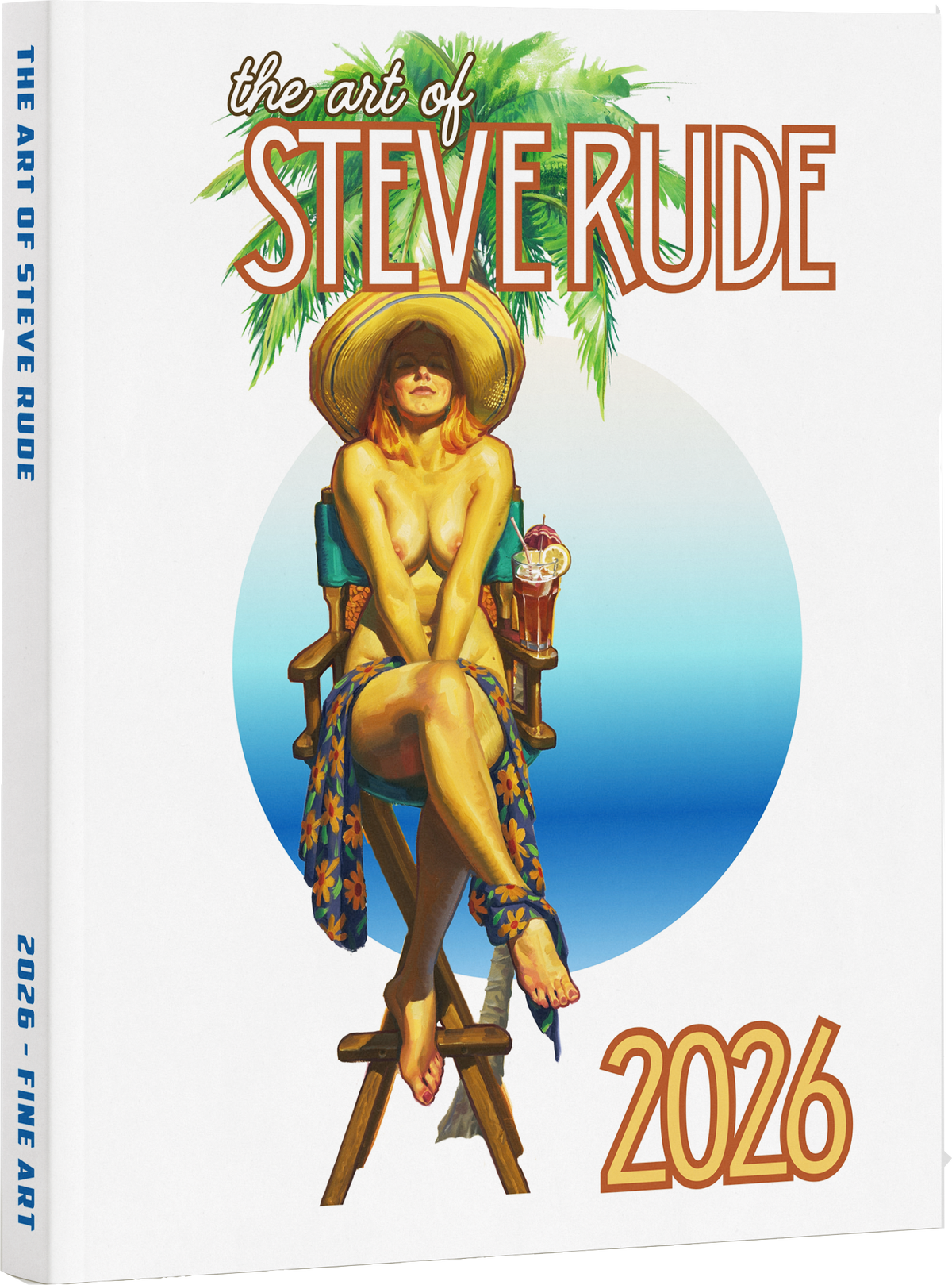 2026 Art of Steve Rude Sketchbook Fine Art Cover - Steve Rude Art