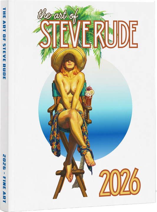 2026 Art of Steve Rude Sketchbook Fine Art Cover