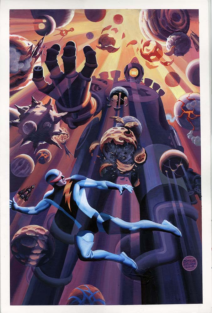 Coming of Gourmando Cover Artist Edition Painting