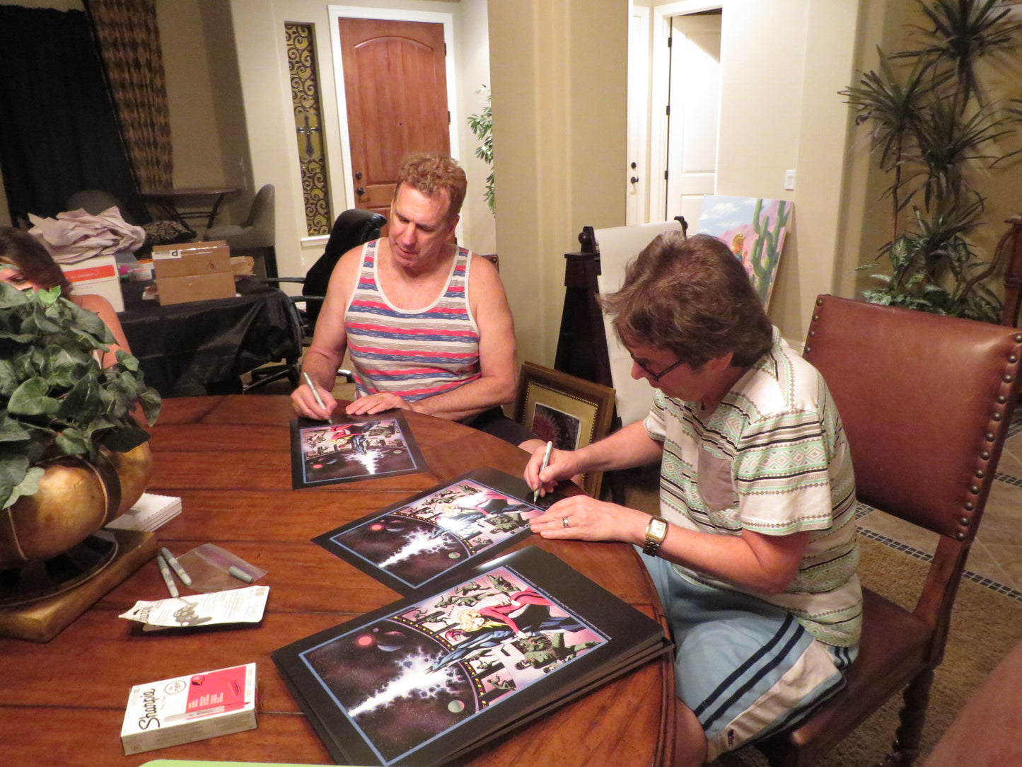 Triple Signed Gulacy Capital Nexus 1 Steve Redo Print 11x17