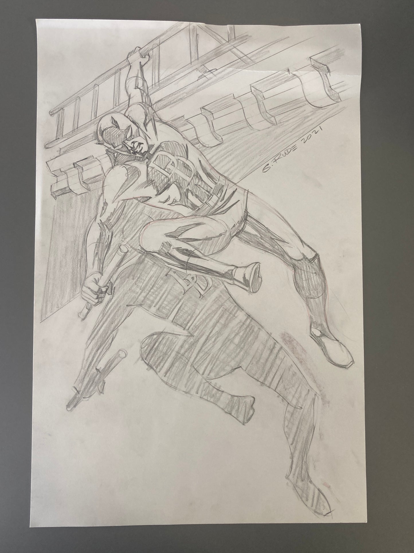 Daredevil Pencil Sketch