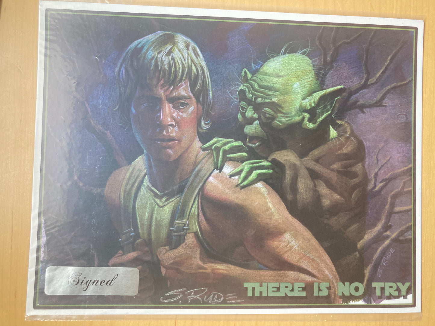 Luke & Yoda "There is no Try" 8½" x 11" Print