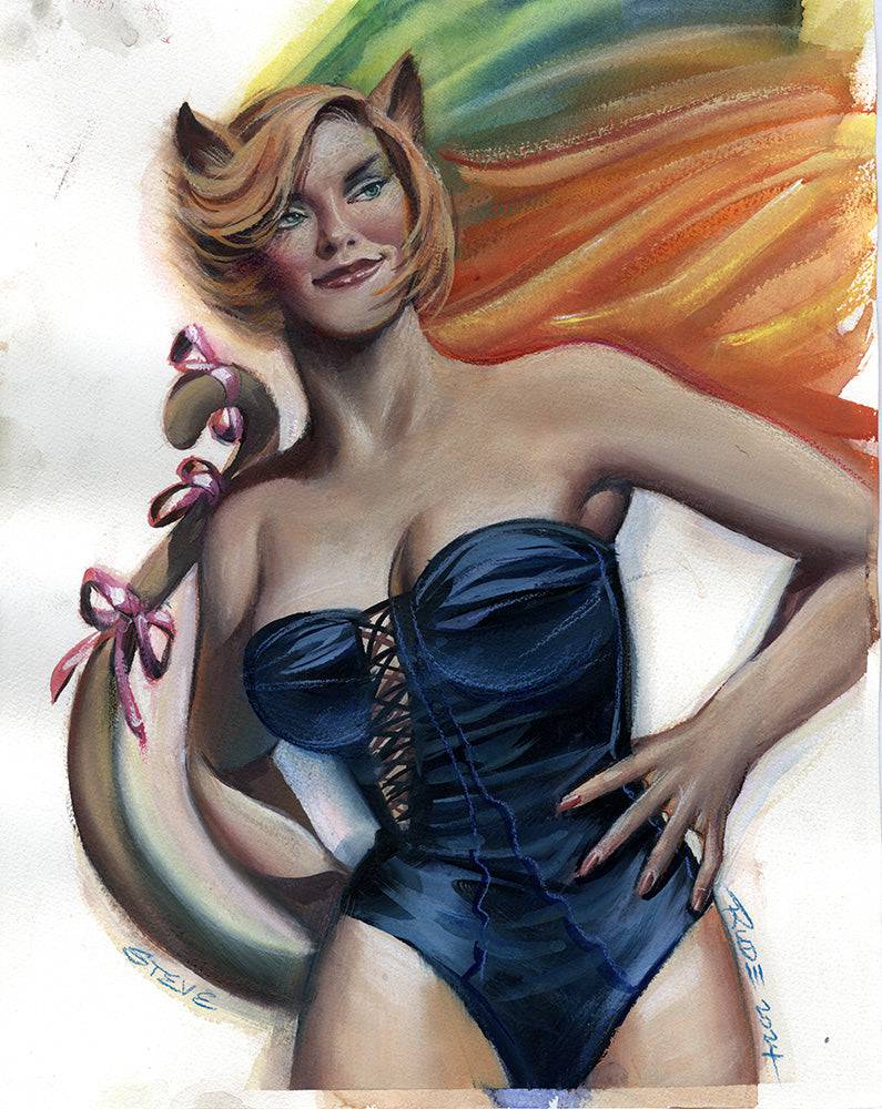 "Jilquoix" De Smoot Watercolor Painting - Steve Rude Art