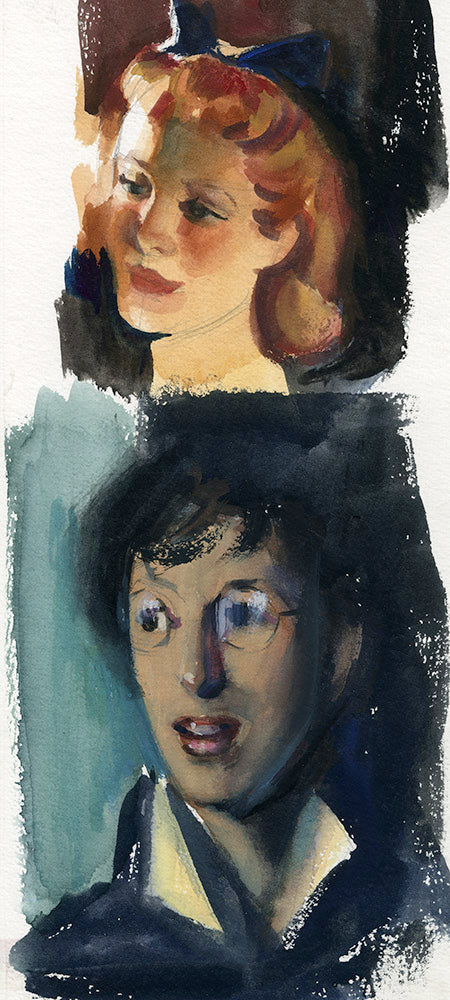 Livestream John Singer Sargent and Woman with Red Highlights - Steve Rude Art