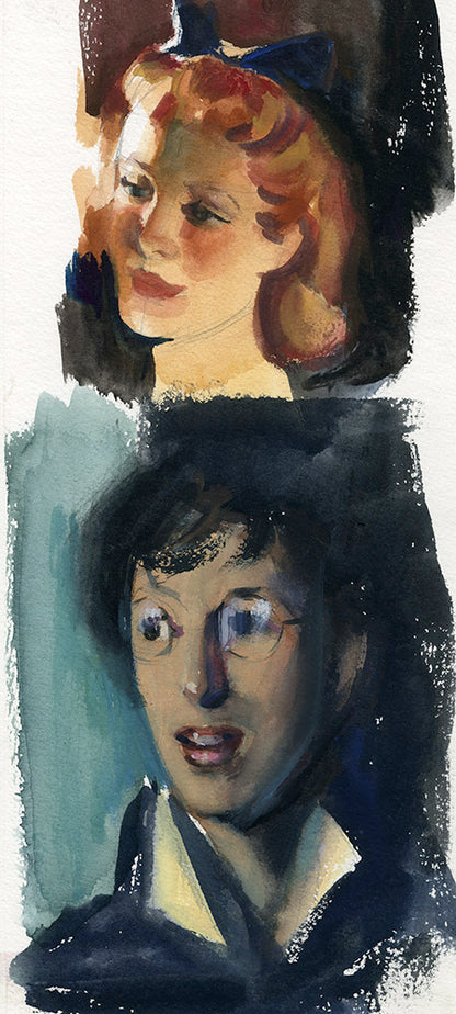 Livestream John Singer Sargent and Woman with Red Highlights - Steve Rude Art