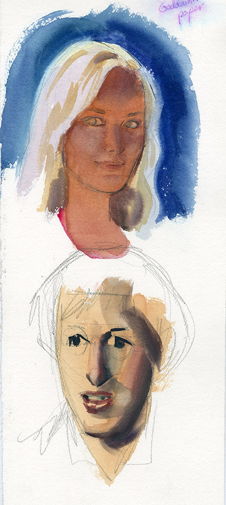 Livestream John Singer Sargent and Woman with Red Highlights - Steve Rude Art