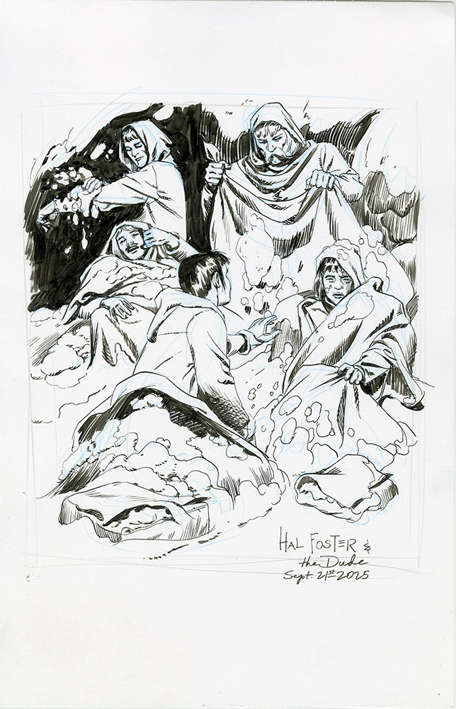 Prince Valiant Inked from Livestream