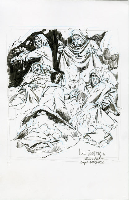 Prince Valiant Inked from Livestream