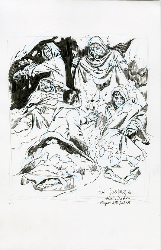 Prince Valiant Inked from Livestream