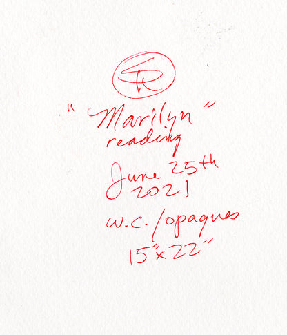 Marilyn Monroe the Reader - Steve Rude Art