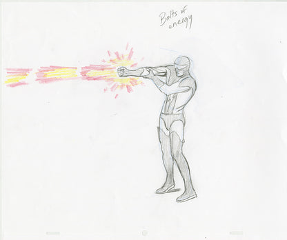 Nexus Bolts of Energy Animation Double-sided - Steve Rude Art