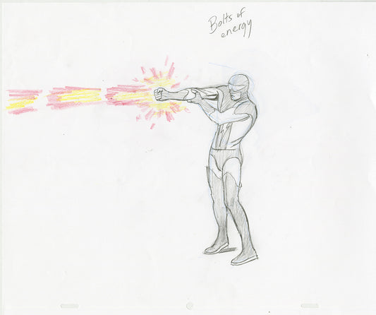 Nexus Bolts of Energy Animation Double-sided - Steve Rude Art