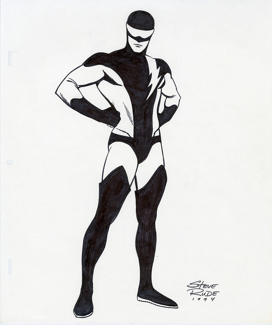 Nexus Hands on Hips Marker Sketch