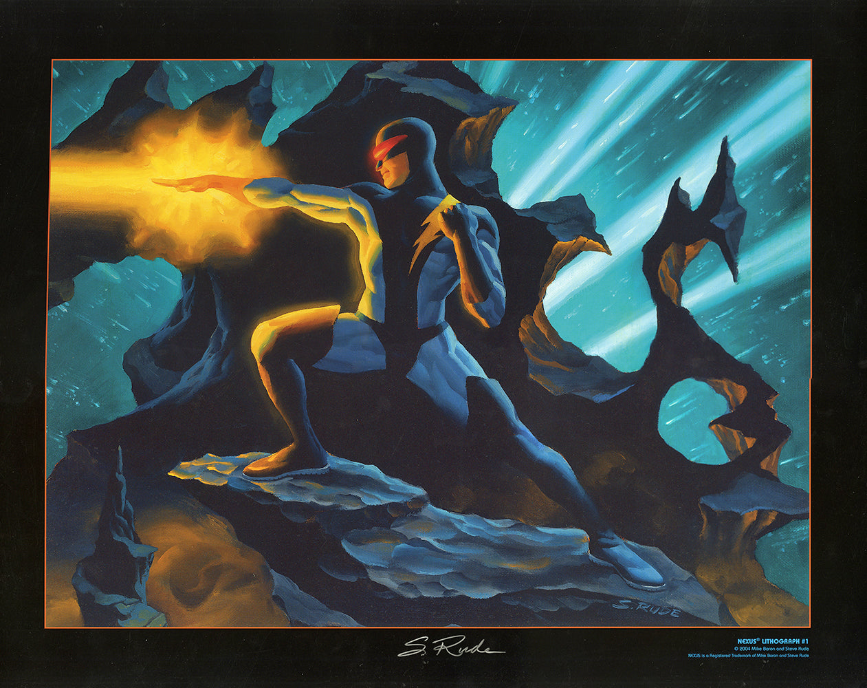 Nexus Statue Lithograph LE Artwork Print - Steve Rude Art