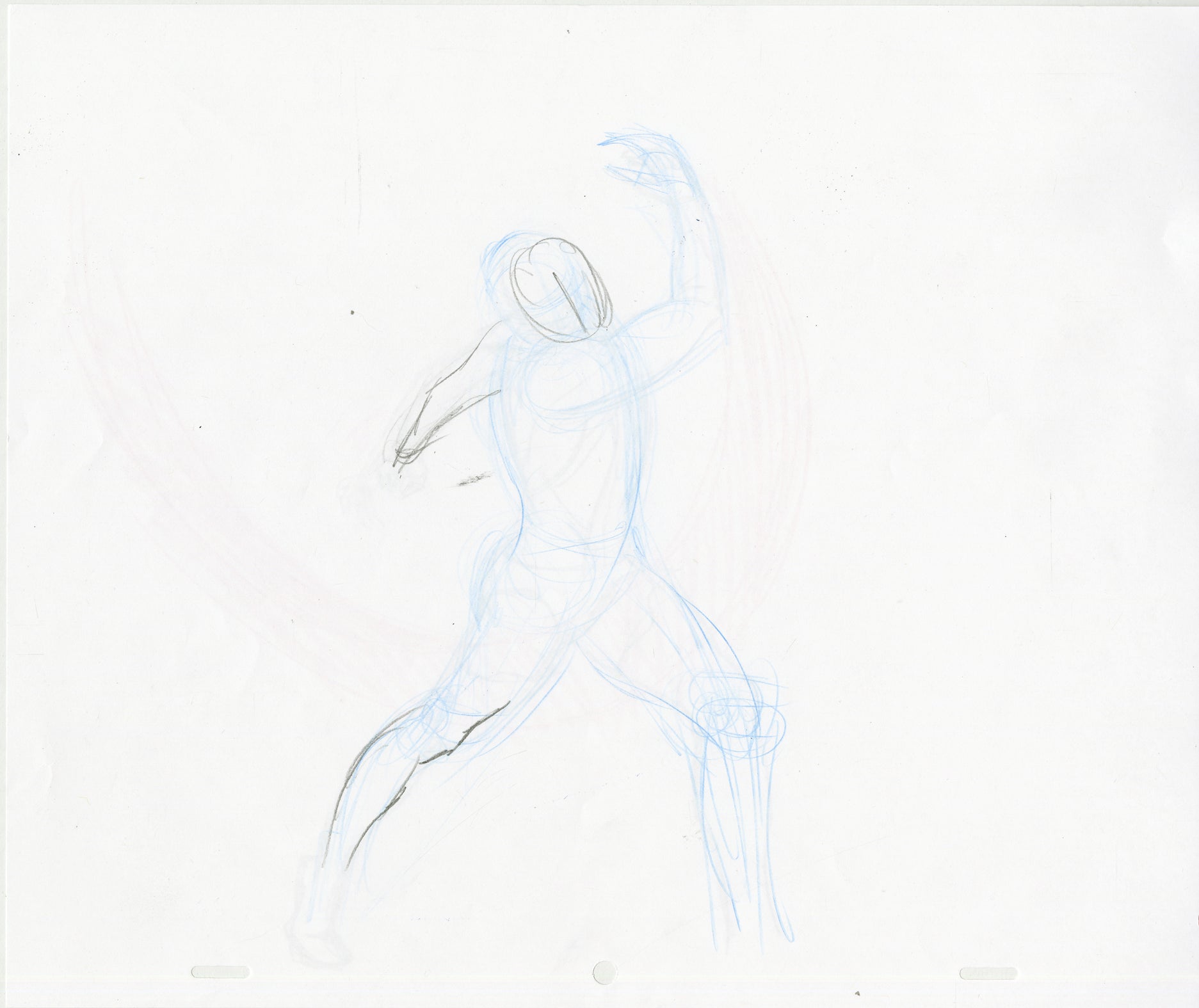 Nexus Throwing Left Pose Animation - Steve Rude Art