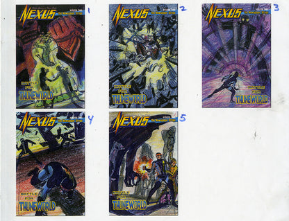 Nexus Thuneworld Cover Roughs (Books 3 & 4)