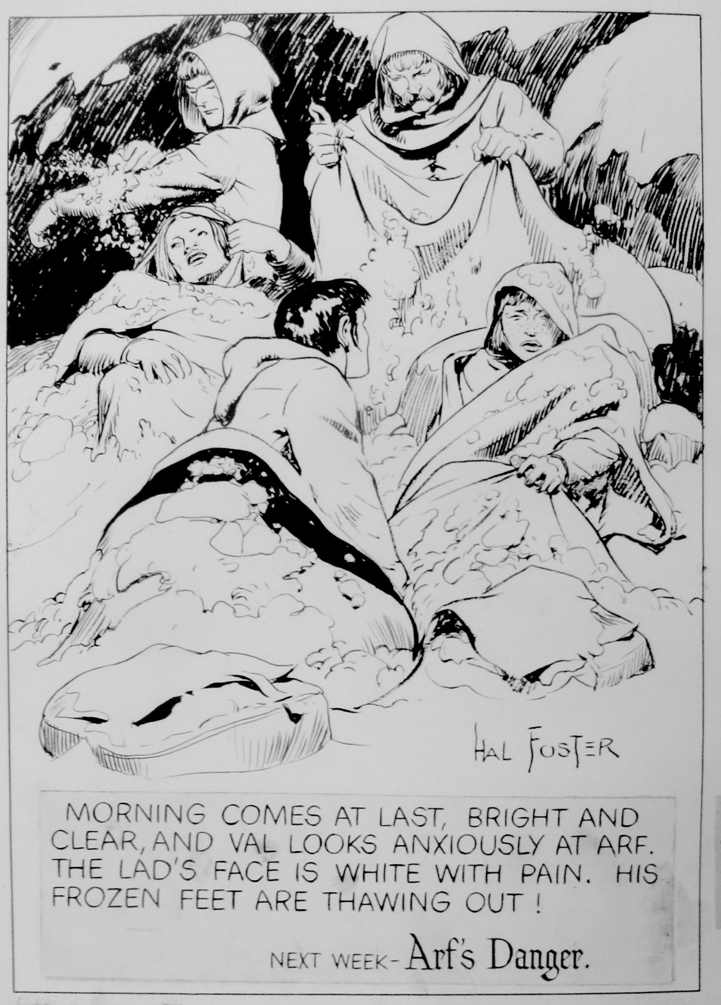 Prince Valiant Inked from Livestream