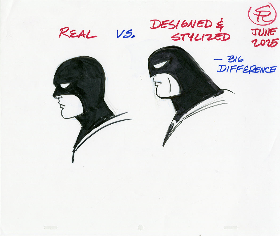 Space Ghost Real Vs. Designed - Steve Rude Art