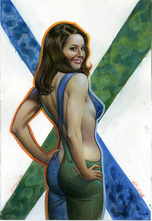 Sherry Jackson Star Trek Watercolor