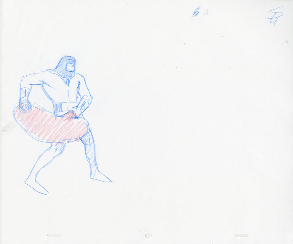 Space Ghost Lever Movement Set of 12 Animation - Steve Rude Art