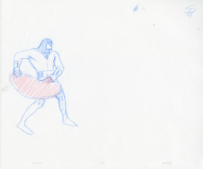 Space Ghost Lever Movement Set of 12 Animation - Steve Rude Art