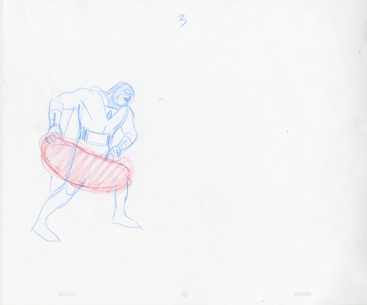 Space Ghost Lever Movement Set of 12 Animation - Steve Rude Art