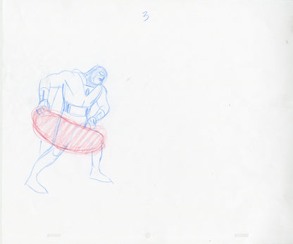 Space Ghost Lever Movement Set of 12 Animation - Steve Rude Art