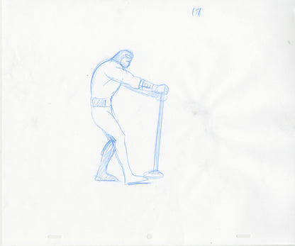 Space Ghost Lever Movement Set of 12 Animation - Steve Rude Art