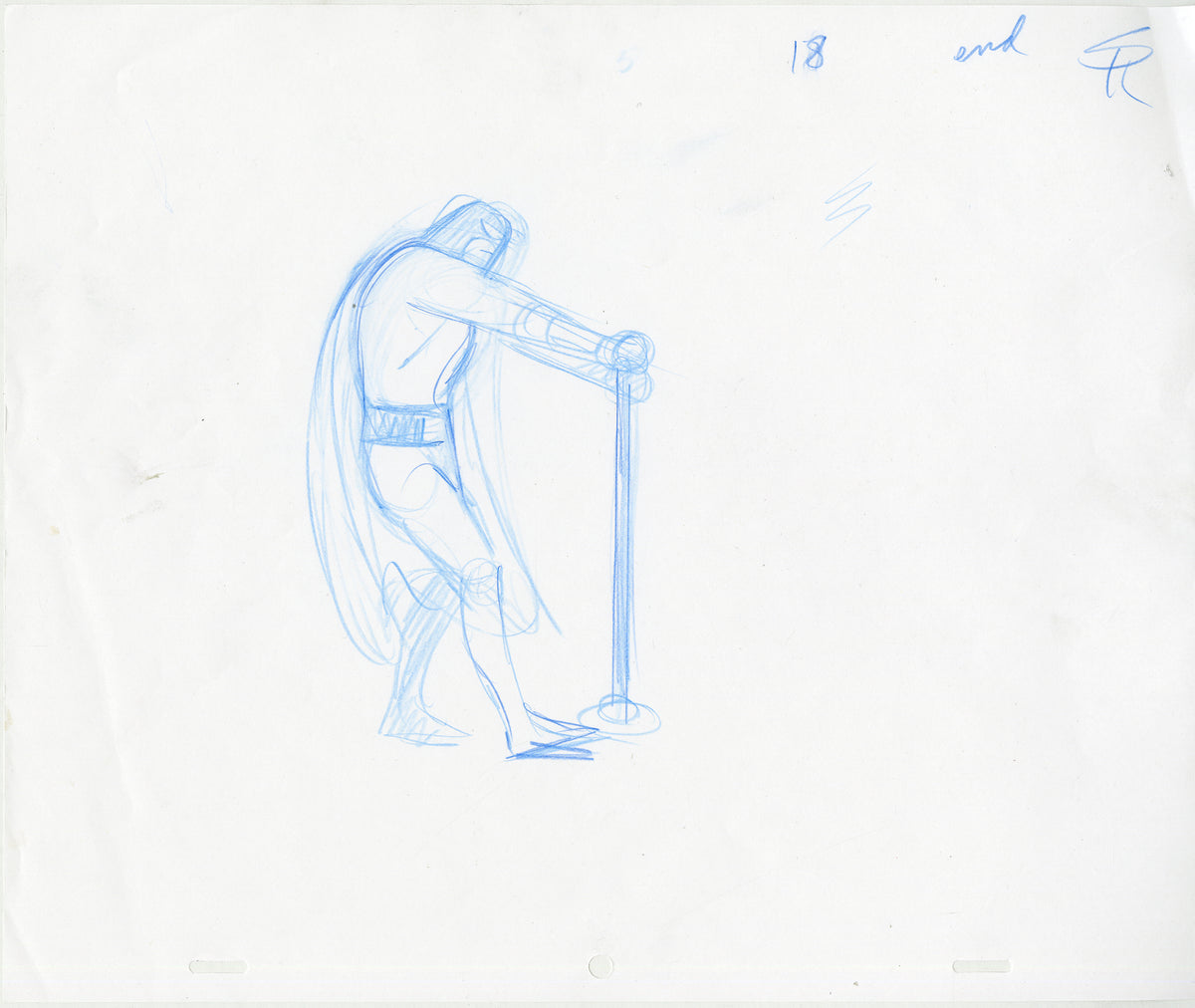 Space Ghost Lever Movement Set of 12 Animation - Steve Rude Art