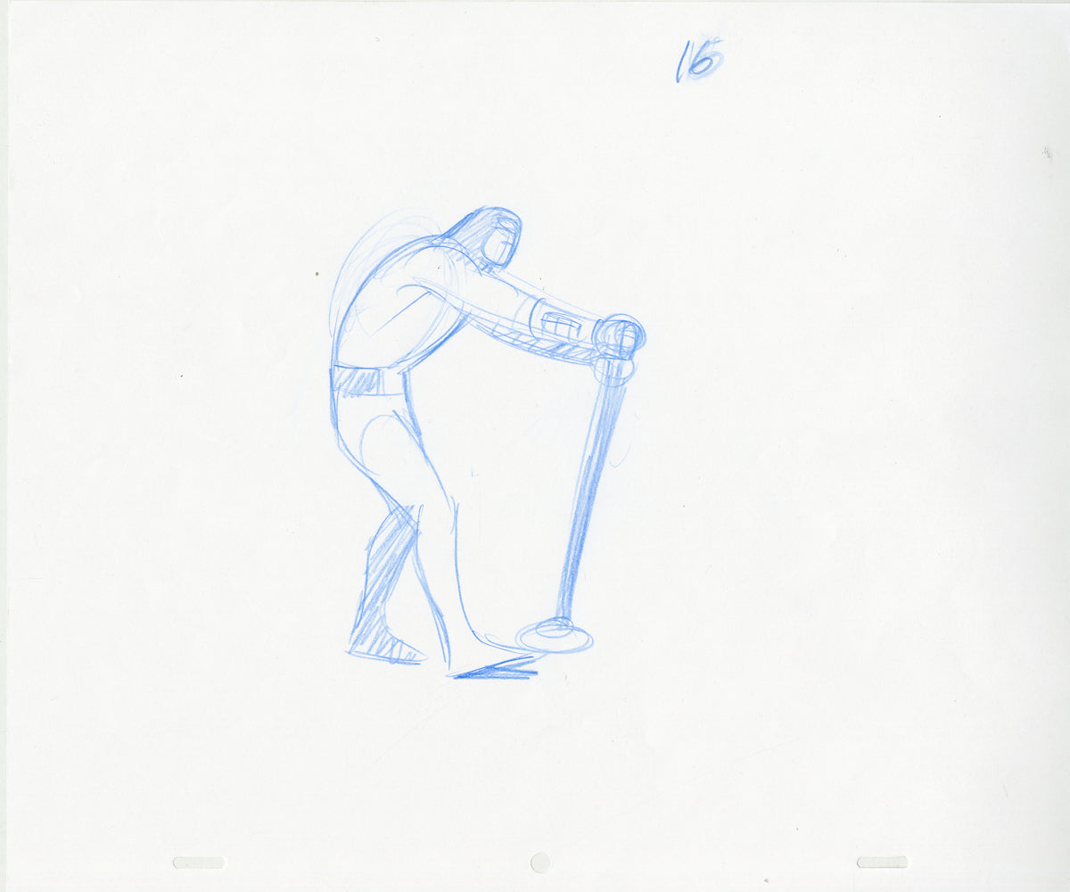Space Ghost Lever Movement Set of 12 Animation - Steve Rude Art
