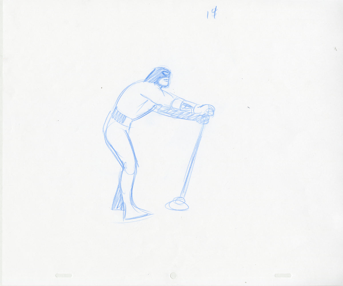 Space Ghost Lever Movement Set of 12 Animation - Steve Rude Art