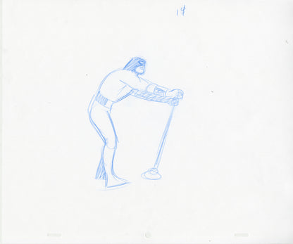 Space Ghost Lever Movement Set of 12 Animation - Steve Rude Art