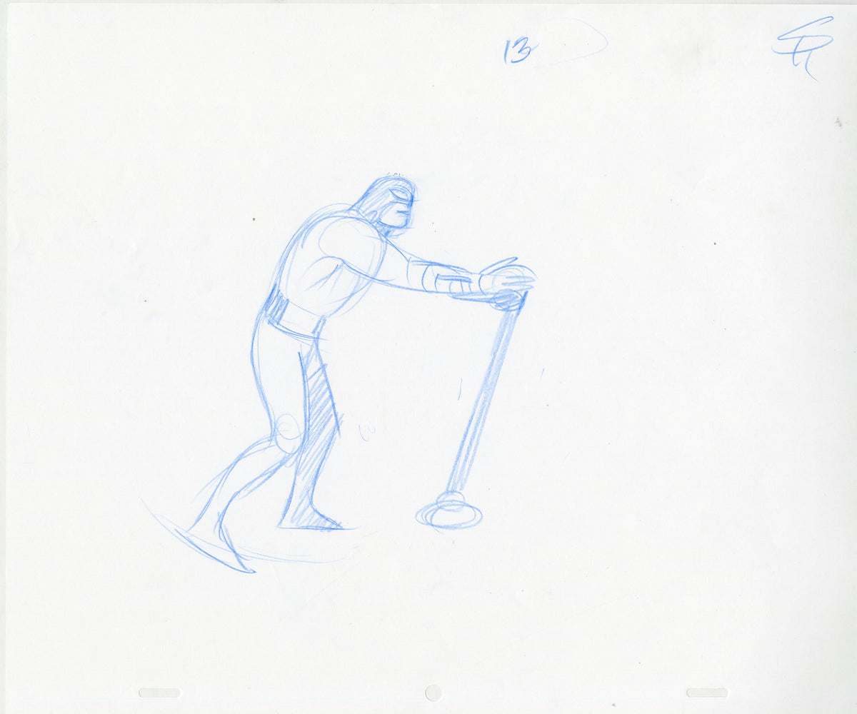 Space Ghost Lever Movement Set of 12 Animation - Steve Rude Art