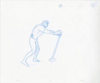 Space Ghost Lever Movement Set of 12 Animation - Steve Rude Art