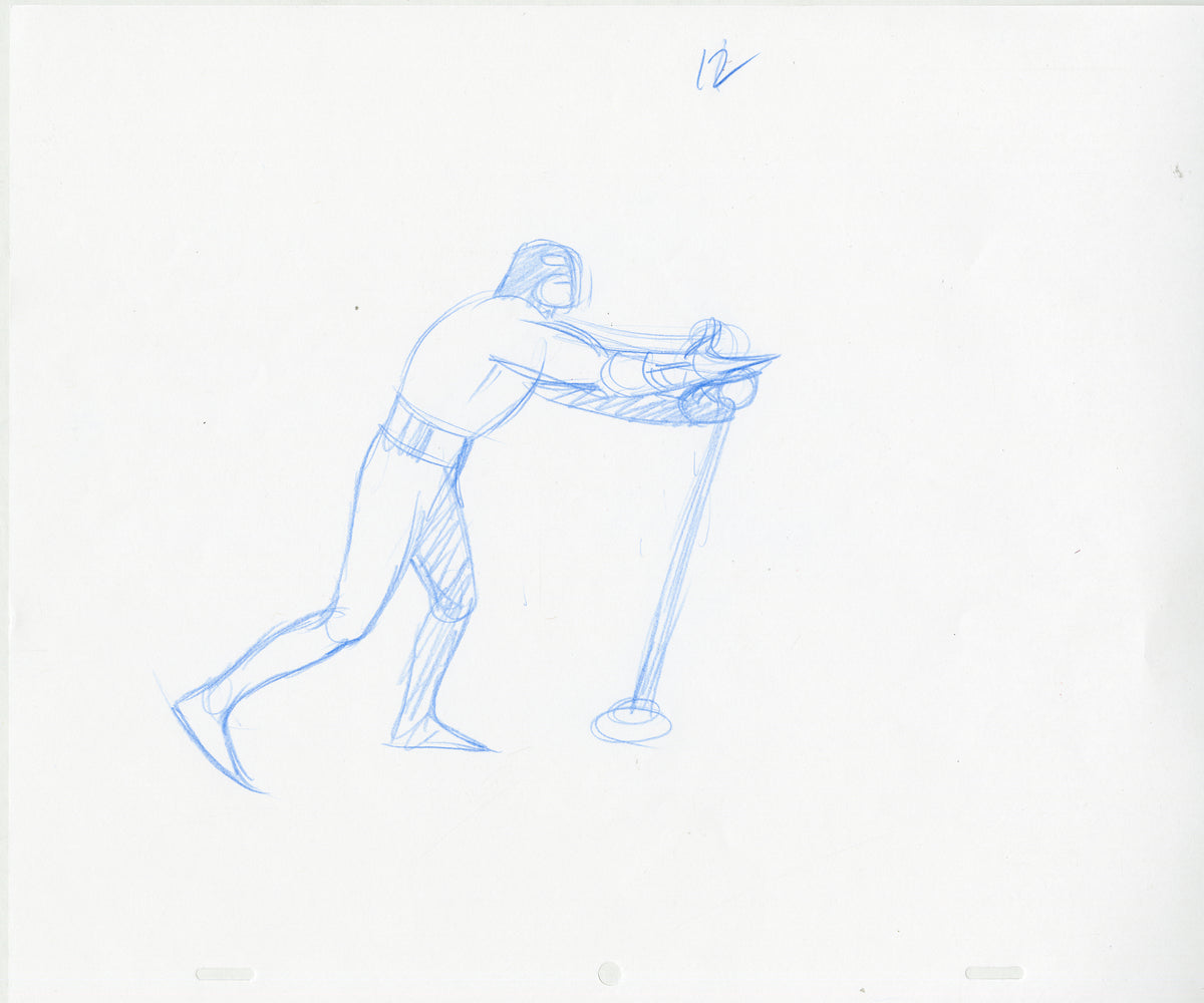 Space Ghost Lever Movement Set of 12 Animation - Steve Rude Art