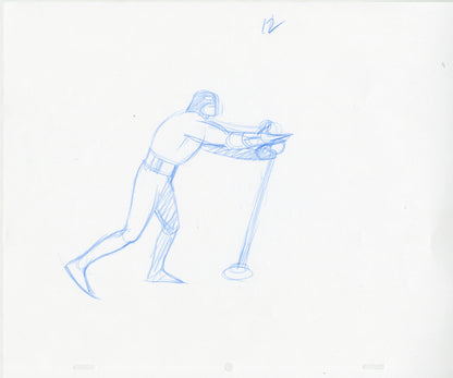 Space Ghost Lever Movement Set of 12 Animation - Steve Rude Art