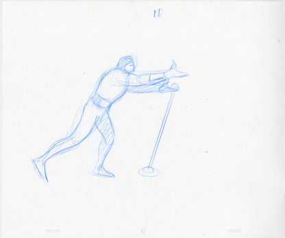 Space Ghost Lever Movement Set of 12 Animation - Steve Rude Art