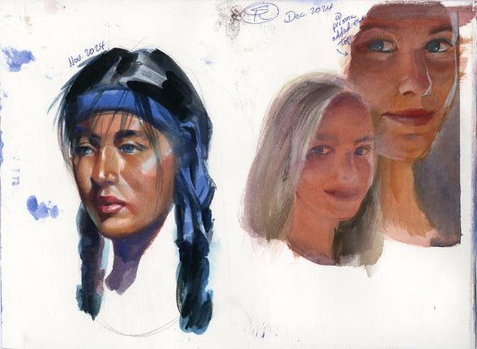 "Nancy Drew" Drew Struzan Study - Steve Rude Art