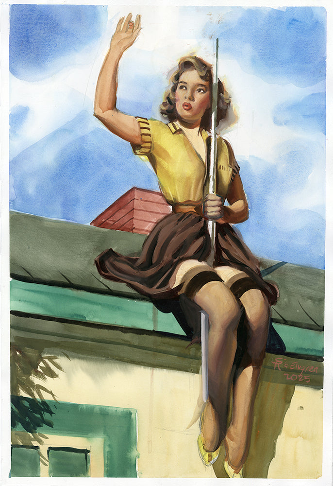 Rooftop Elvgren