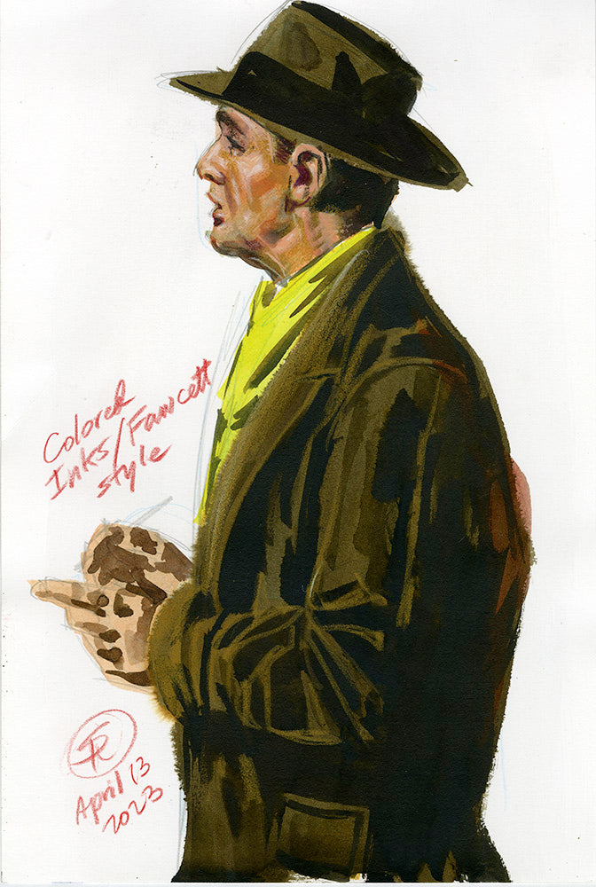 Man Fawcett Style Study