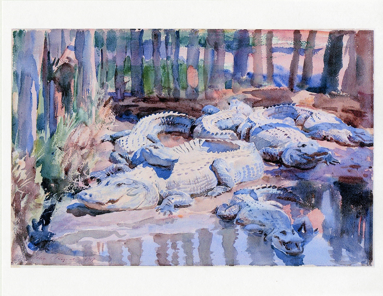 Muddy Alligators John Singer Sargent Study - Steve Rude Art