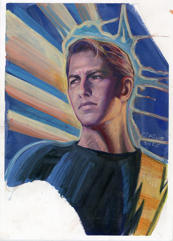 Nexus Horatio Portrait Double-sided Study - Steve Rude Art