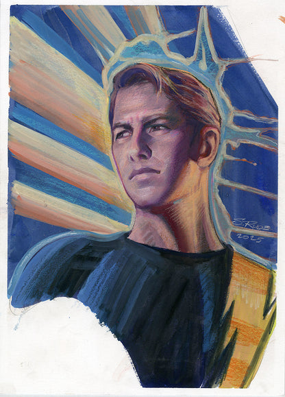Nexus Horatio Portrait Double-sided Study - Steve Rude Art
