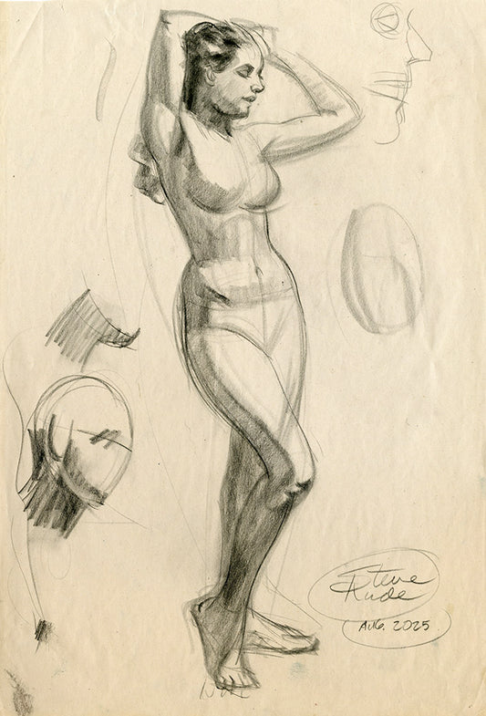 Nude Female Study Signed