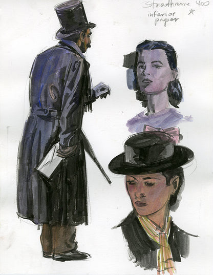 Top Hat Period Piece Study - Steve Rude Art